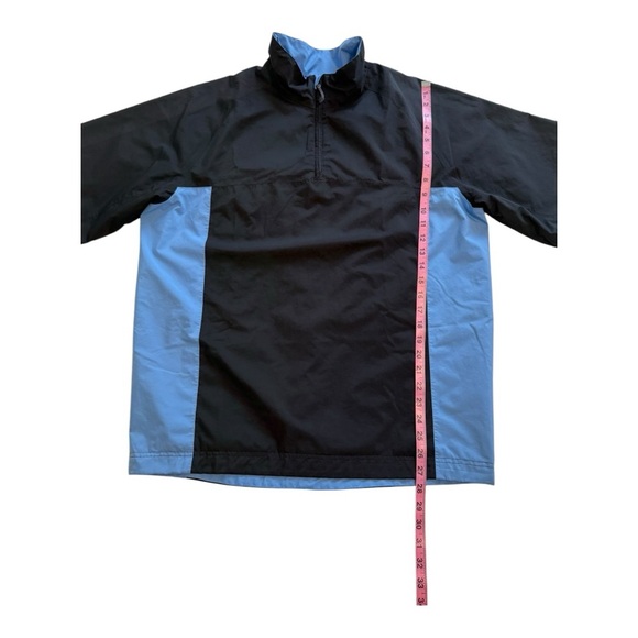 Nike Golf STORM-FIT Men’s Blue Black Short Sleeve Half-Zip Jacket Size - Medium - Picture 9 of 14